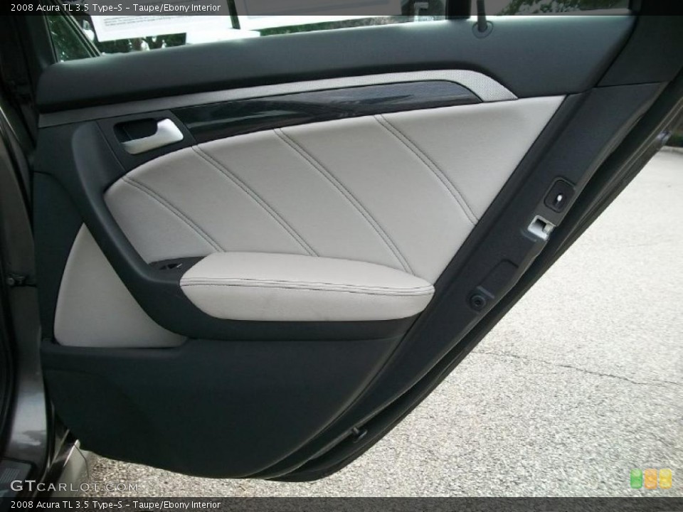 Taupe/Ebony Interior Photo for the 2008 Acura TL 3.5 Type-S #37995297