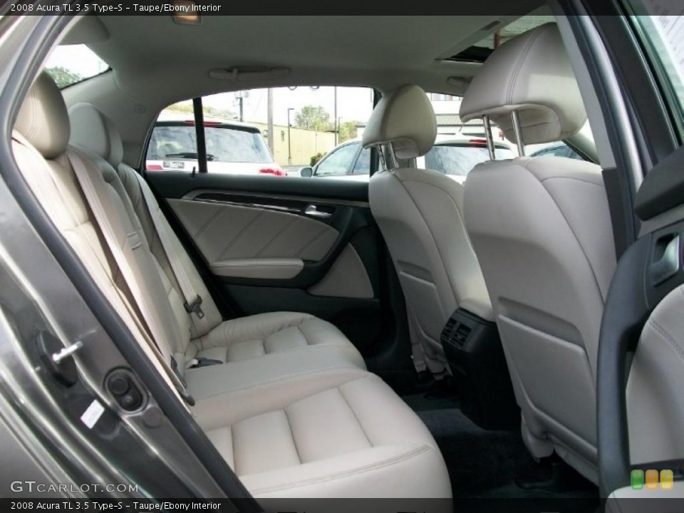 Taupe/Ebony Interior Photo for the 2008 Acura TL 3.5 Type-S #37995313