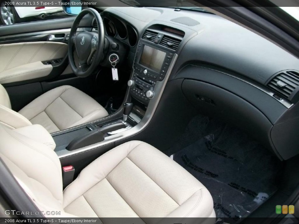 Taupe/Ebony Interior Photo for the 2008 Acura TL 3.5 Type-S #37995349