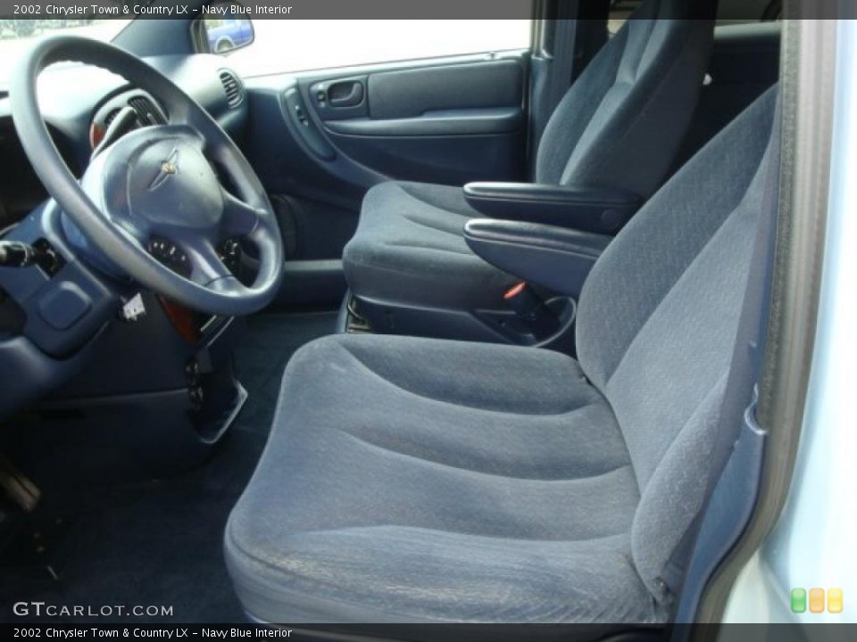 Navy Blue Interior Photo for the 2002 Chrysler Town & Country LX #37995749