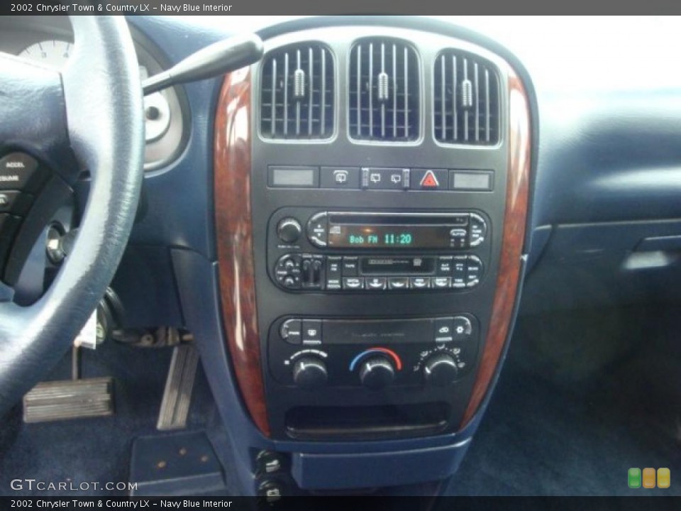 Navy Blue Interior Controls for the 2002 Chrysler Town & Country LX #37995821