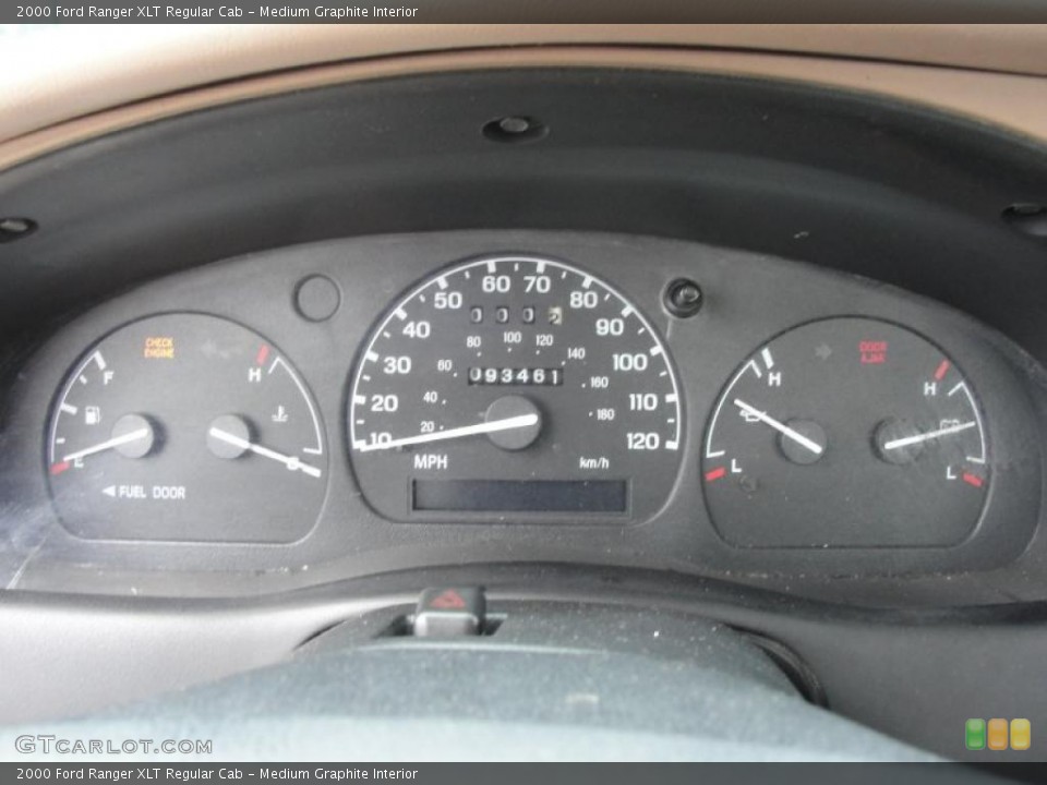 Medium Graphite Interior Gauges for the 2000 Ford Ranger XLT Regular Cab #37996133