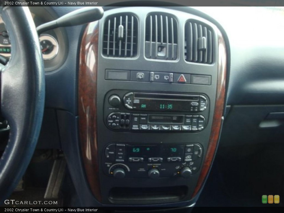 Navy Blue Interior Controls for the 2002 Chrysler Town & Country LXi #37996273