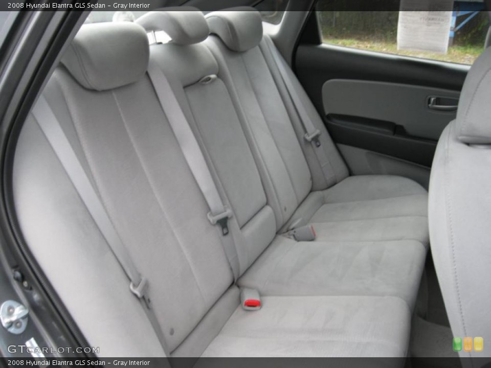 Gray Interior Photo for the 2008 Hyundai Elantra GLS Sedan #37996429