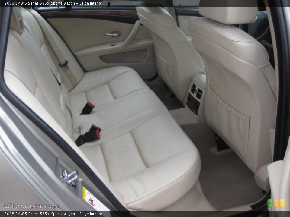 Beige Interior Photo for the 2008 BMW 5 Series 535xi Sports Wagon #37996509