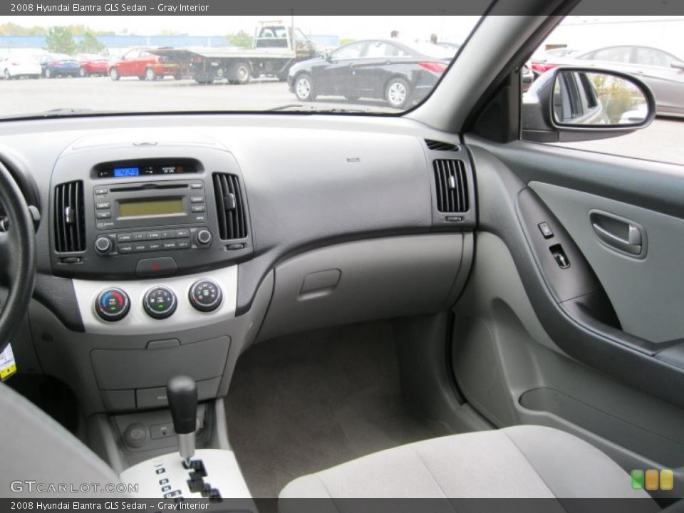Gray Interior Photo for the 2008 Hyundai Elantra GLS Sedan #37996633
