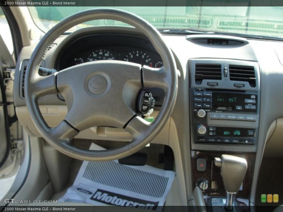 Blond Interior Controls for the 2000 Nissan Maxima GLE #37996685