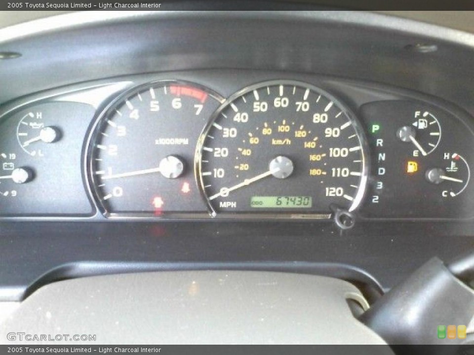 Light Charcoal Interior Gauges for the 2005 Toyota Sequoia Limited #37999162