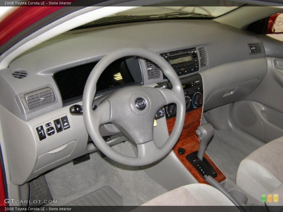 Stone Interior Dashboard for the 2008 Toyota Corolla LE #38000922