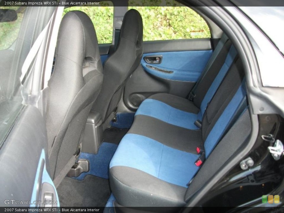 Blue Alcantara Interior Photo for the 2007 Subaru Impreza WRX STi #38000966