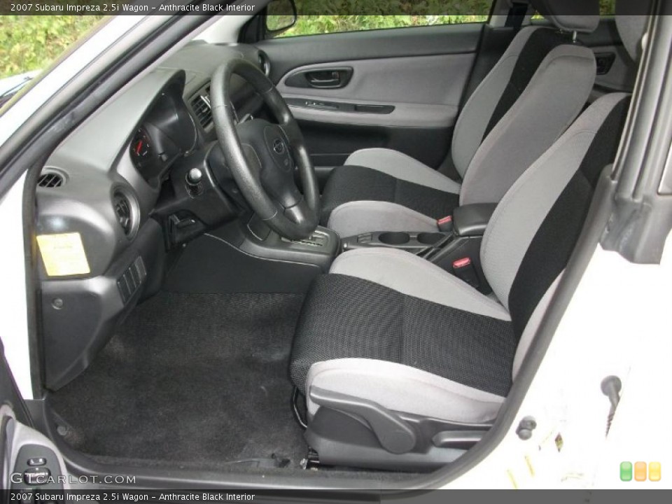 Anthracite Black Interior Photo for the 2007 Subaru Impreza 2.5i Wagon #38001118