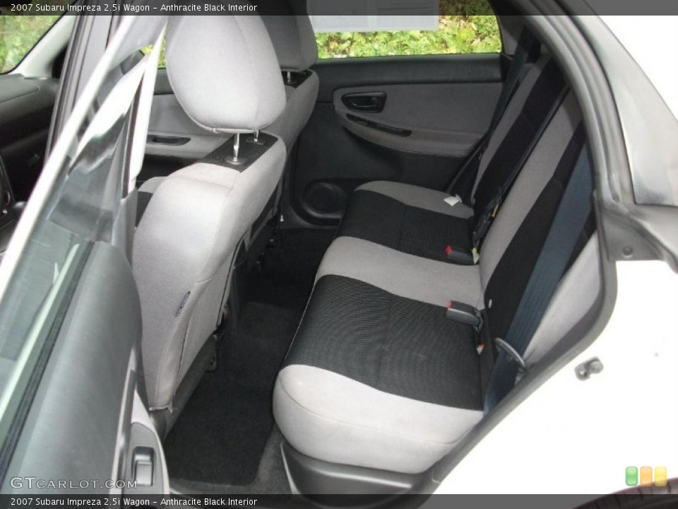Anthracite Black Interior Photo for the 2007 Subaru Impreza 2.5i Wagon #38001130
