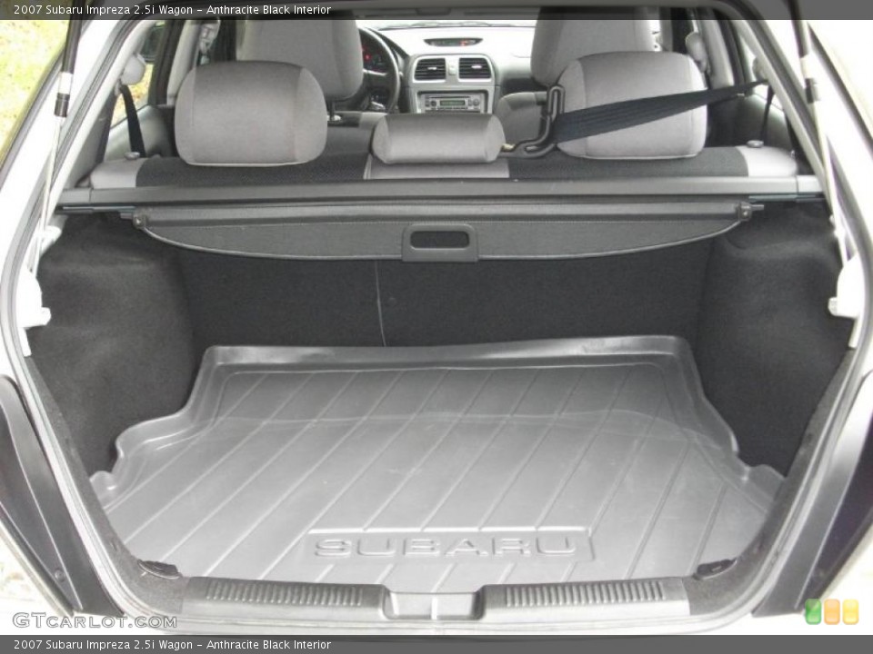 Anthracite Black Interior Trunk for the 2007 Subaru Impreza 2.5i Wagon #38001218