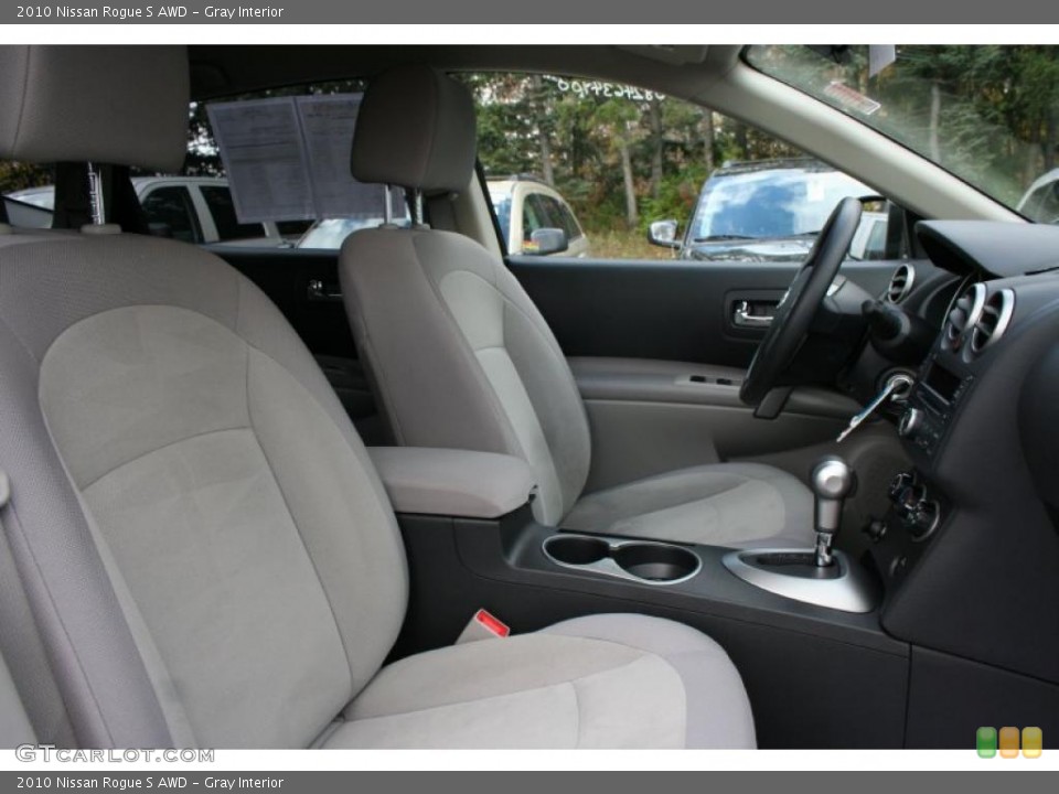 Gray Interior Photo for the 2010 Nissan Rogue S AWD #38004238
