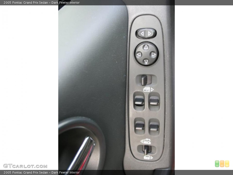 Dark Pewter Interior Controls for the 2005 Pontiac Grand Prix Sedan #38004562