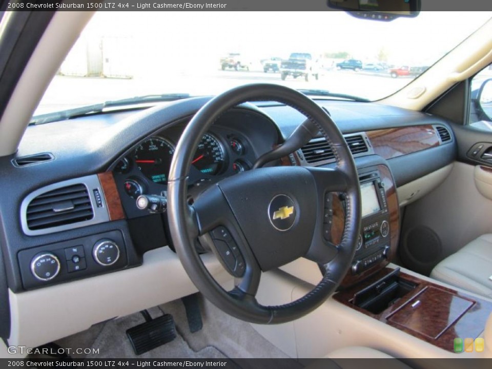 Light Cashmere/Ebony Interior Photo for the 2008 Chevrolet Suburban 1500 LTZ 4x4 #38005078