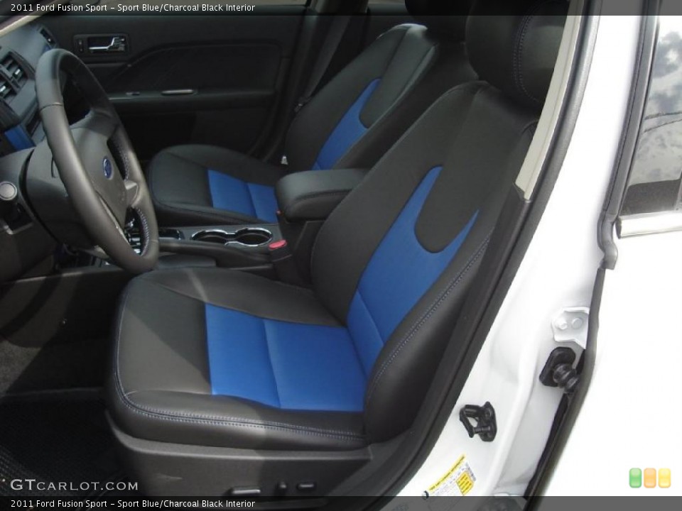 Sport Blue/Charcoal Black Interior Photo for the 2011 Ford Fusion Sport #38005522