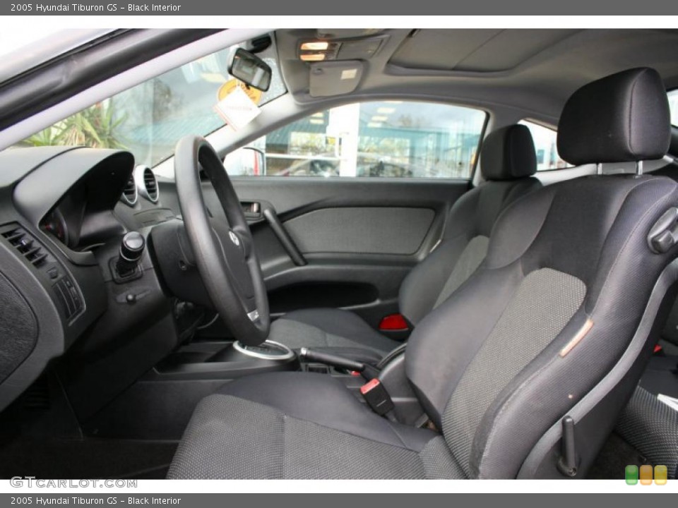 Black Interior Photo for the 2005 Hyundai Tiburon GS #38005794