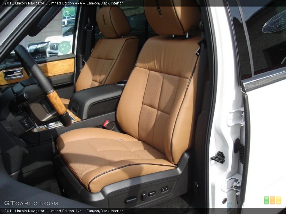 Canyon/Black Interior Photo for the 2011 Lincoln Navigator L Limited Edition 4x4 #38005998