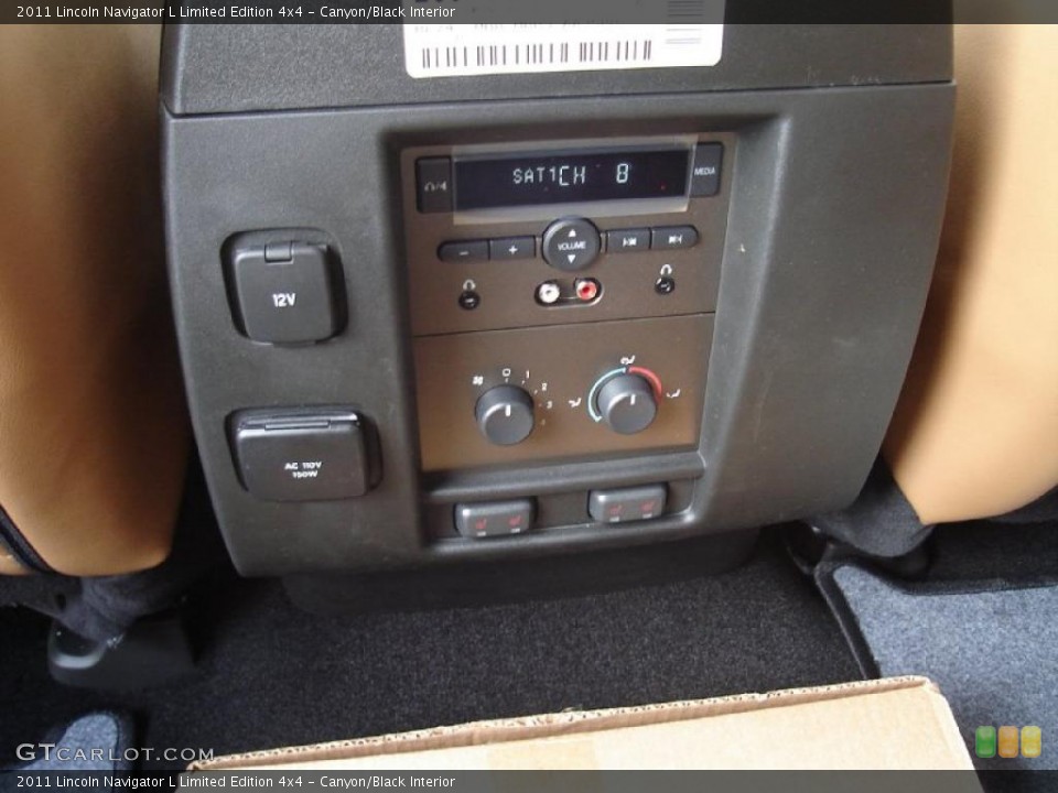 Canyon/Black Interior Controls for the 2011 Lincoln Navigator L Limited Edition 4x4 #38006038