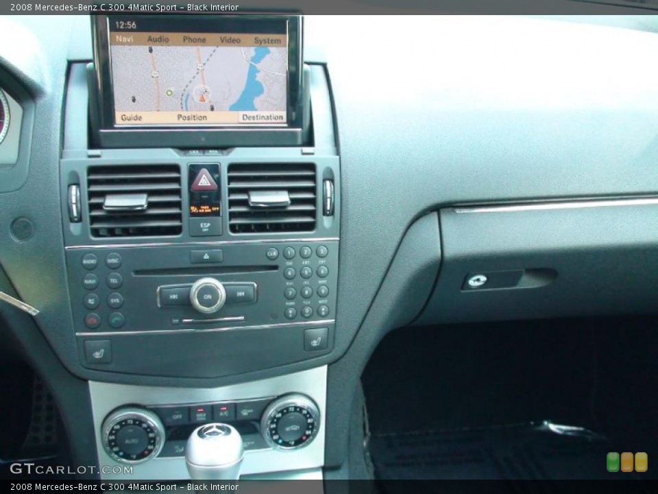 Black Interior Controls for the 2008 Mercedes-Benz C 300 4Matic Sport #38006222