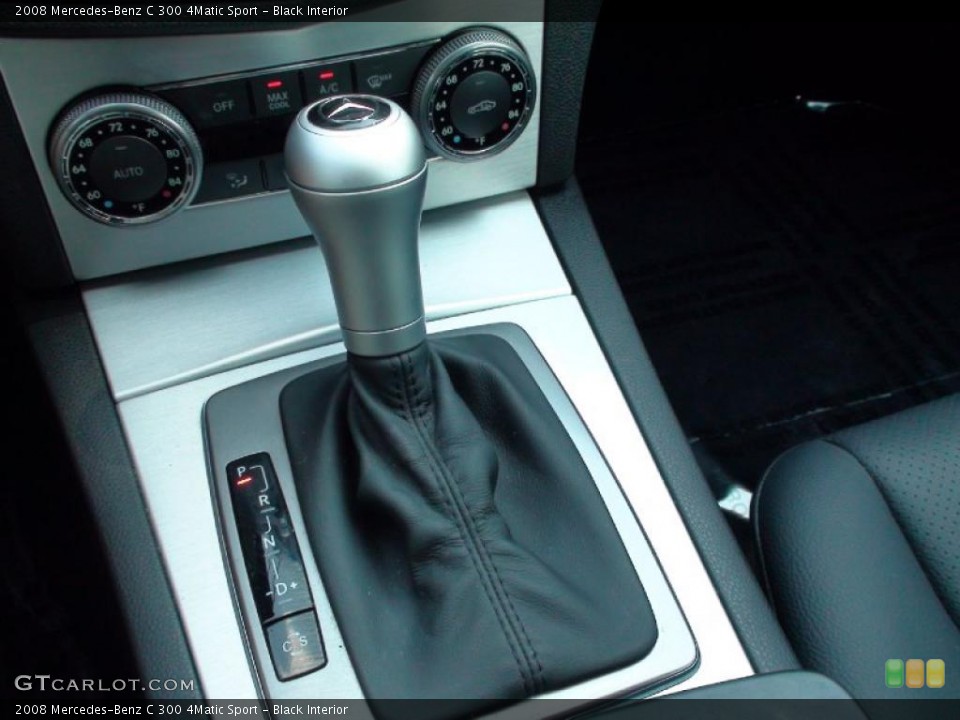 Black Interior Transmission for the 2008 Mercedes-Benz C 300 4Matic Sport #38006242
