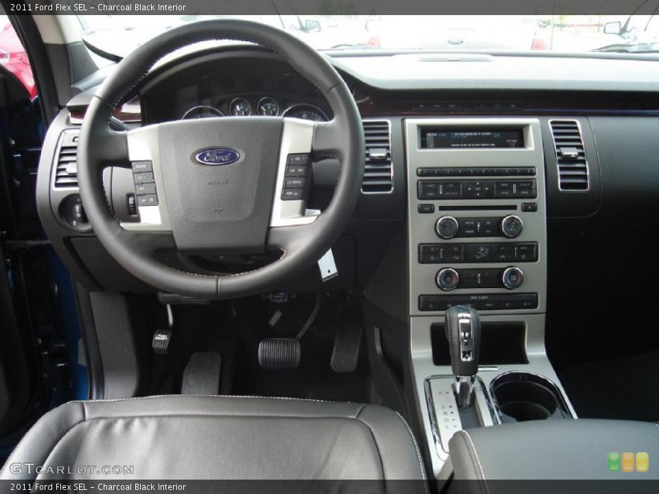Charcoal Black Interior Dashboard for the 2011 Ford Flex SEL #38006254