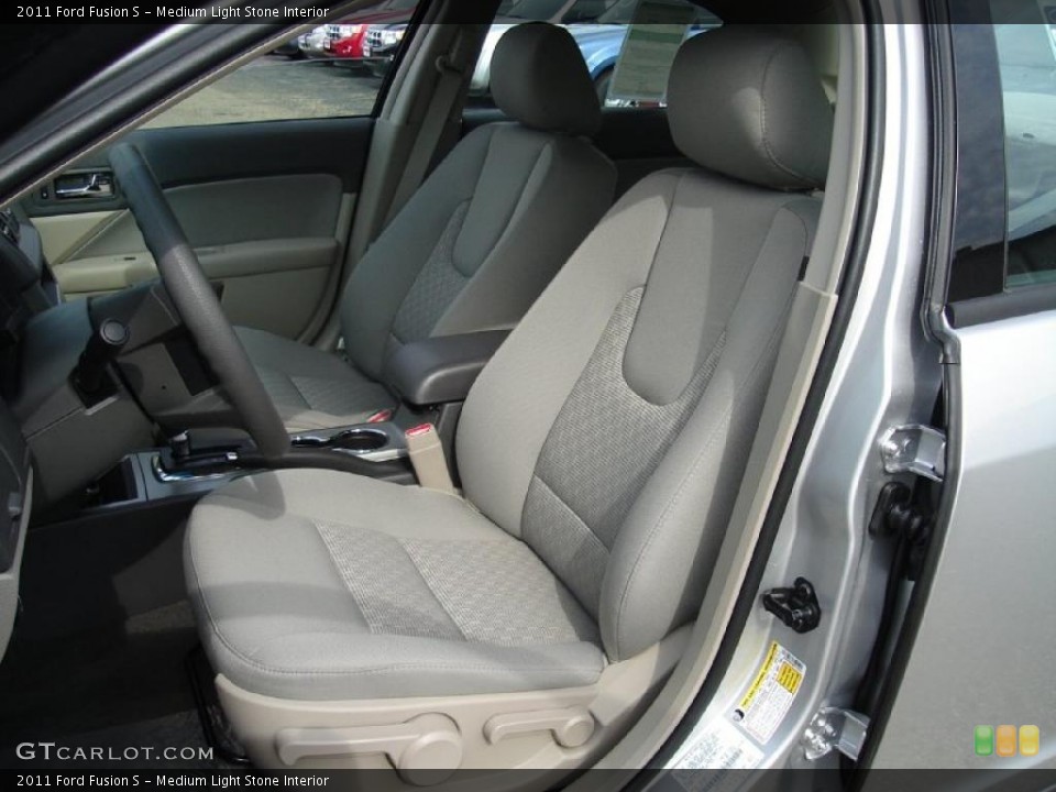 Medium Light Stone Interior Photo for the 2011 Ford Fusion S #38006454