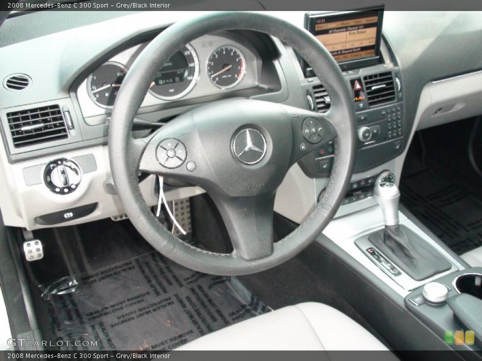 Grey/Black Interior Photo for the 2008 Mercedes-Benz C 300 Sport #38006602