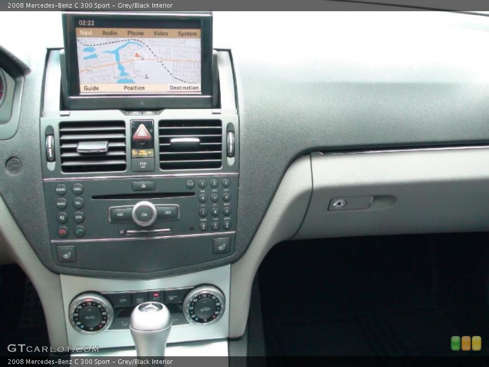 Grey/Black Interior Dashboard for the 2008 Mercedes-Benz C 300 Sport #38006650