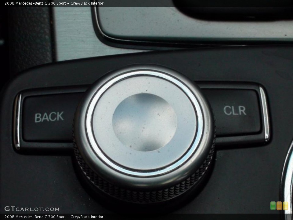 Grey/Black Interior Controls for the 2008 Mercedes-Benz C 300 Sport #38006698