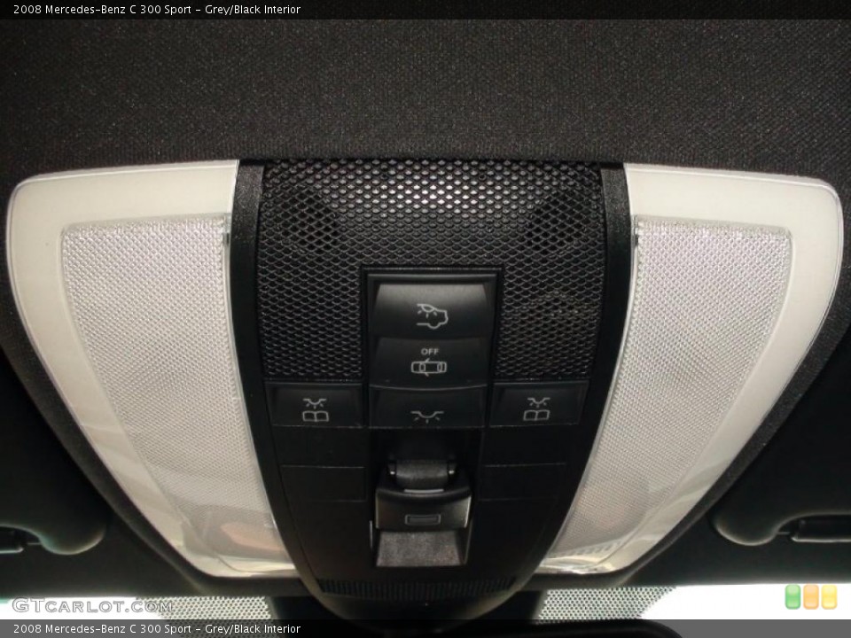 Grey/Black Interior Controls for the 2008 Mercedes-Benz C 300 Sport #38006714