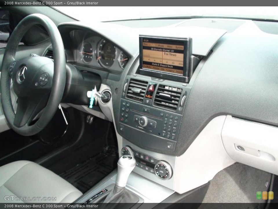 Grey/Black Interior Photo for the 2008 Mercedes-Benz C 300 Sport #38006730