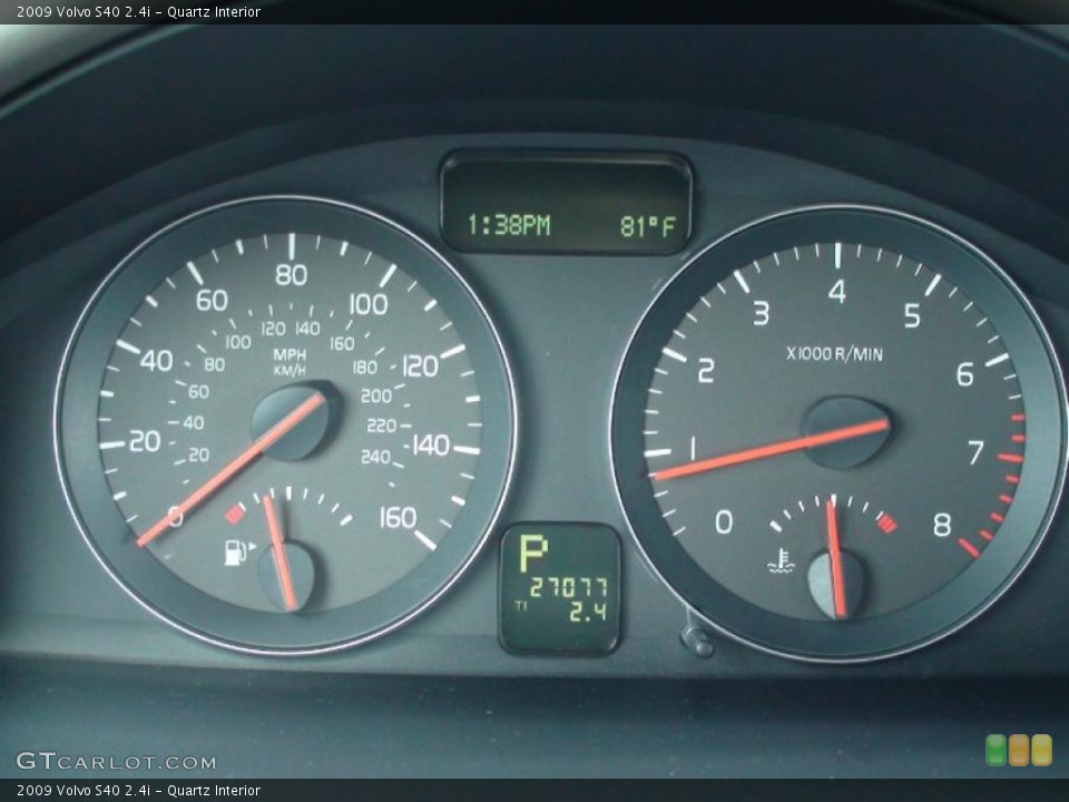 Quartz Interior Gauges for the 2009 Volvo S40 2.4i #38007977