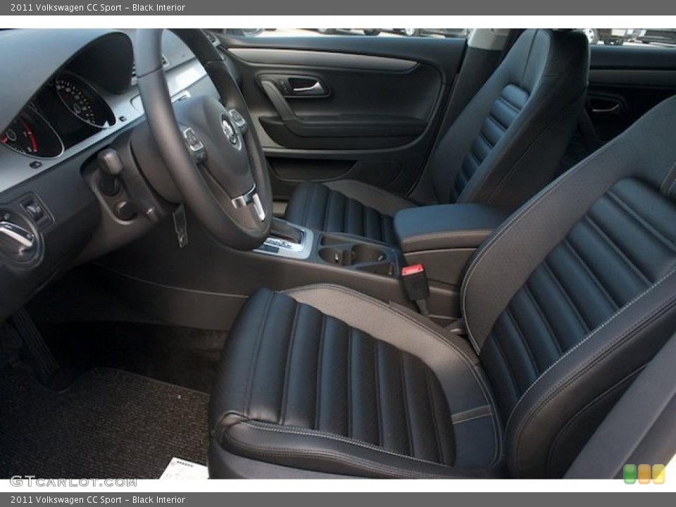 Black Interior Photo for the 2011 Volkswagen CC Sport #38008533