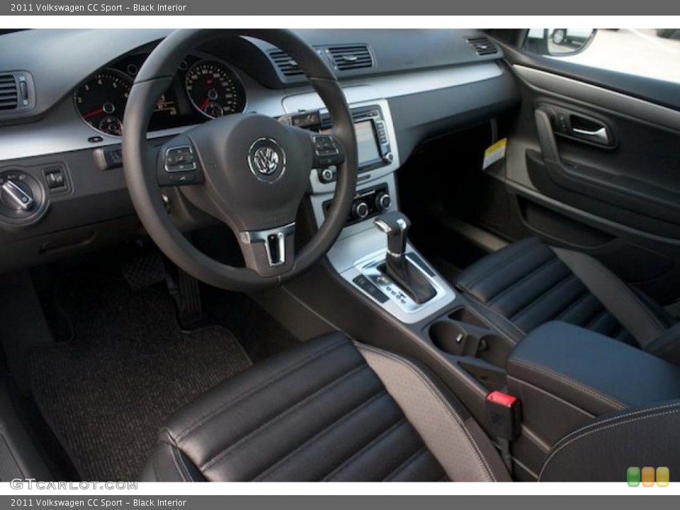 Black Interior Photo for the 2011 Volkswagen CC Sport #38008569