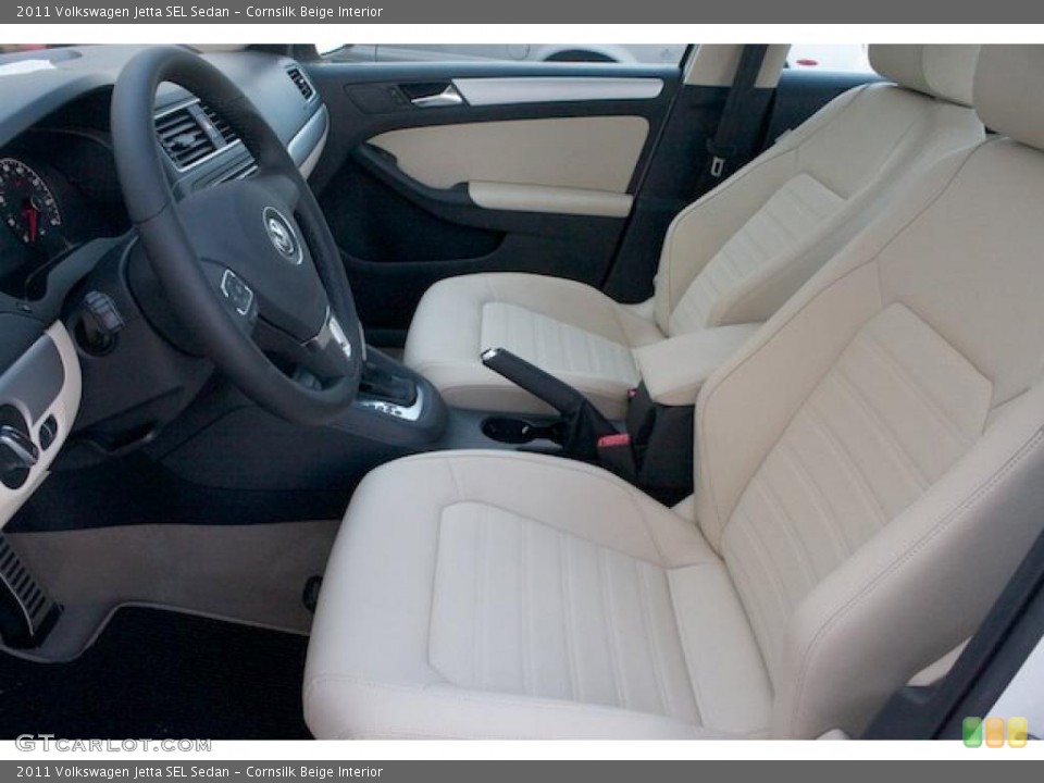 Cornsilk Beige Interior Photo for the 2011 Volkswagen Jetta SEL Sedan #38008681