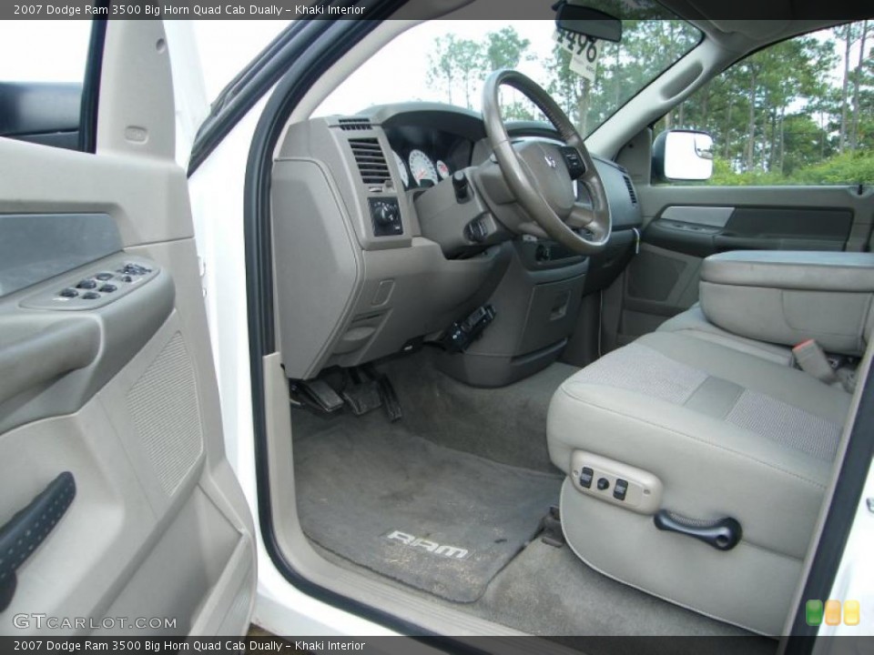 Khaki Interior Photo for the 2007 Dodge Ram 3500 Big Horn Quad Cab Dually #38010896