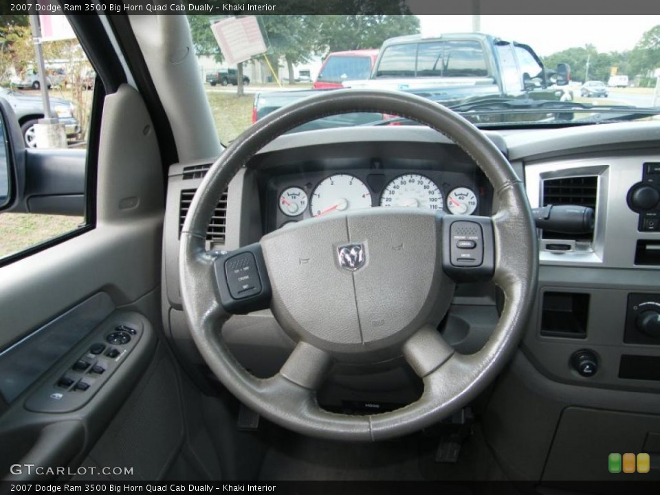Khaki Interior Steering Wheel for the 2007 Dodge Ram 3500 Big Horn Quad Cab Dually #38011000