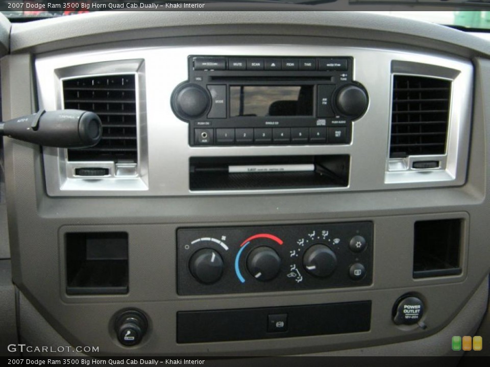 Khaki Interior Controls for the 2007 Dodge Ram 3500 Big Horn Quad Cab Dually #38011016