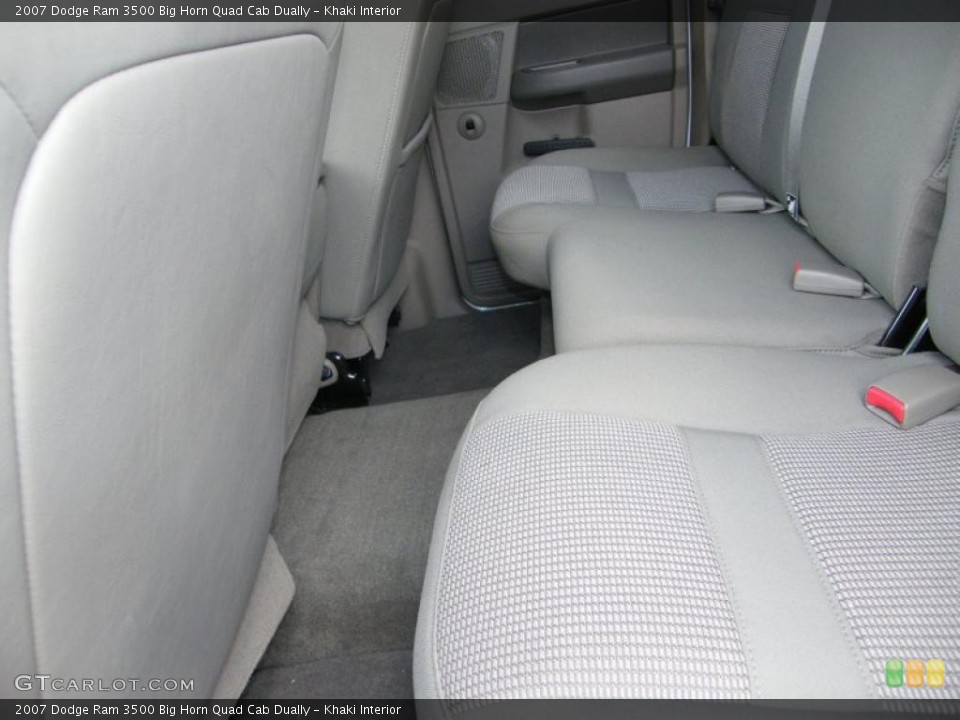 Khaki Interior Photo for the 2007 Dodge Ram 3500 Big Horn Quad Cab Dually #38011052