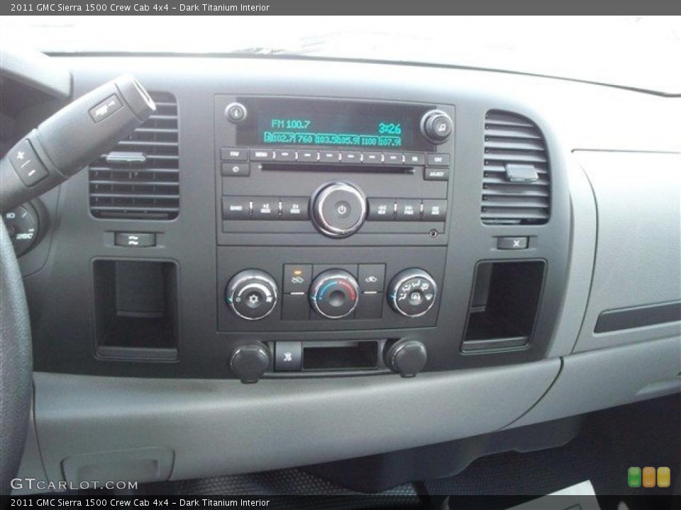 Dark Titanium Interior Controls for the 2011 GMC Sierra 1500 Crew Cab 4x4 #38011720