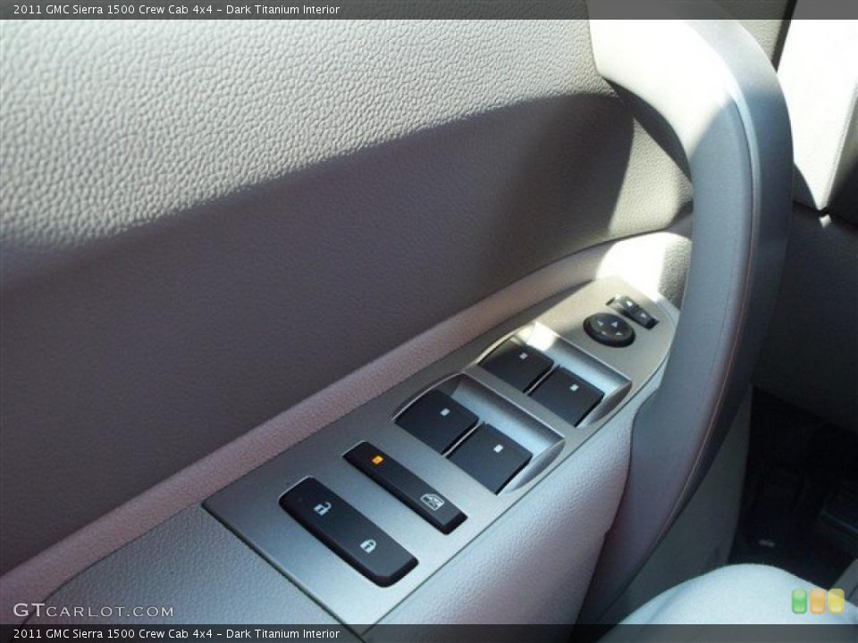 Dark Titanium Interior Controls for the 2011 GMC Sierra 1500 Crew Cab 4x4 #38011764