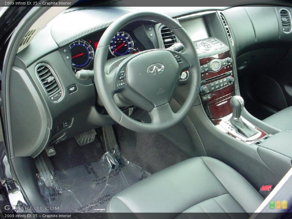 Graphite Interior Photo for the 2009 Infiniti EX 35 #38011904