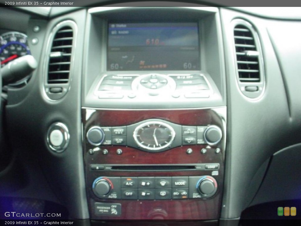 Graphite Interior Controls for the 2009 Infiniti EX 35 #38012052