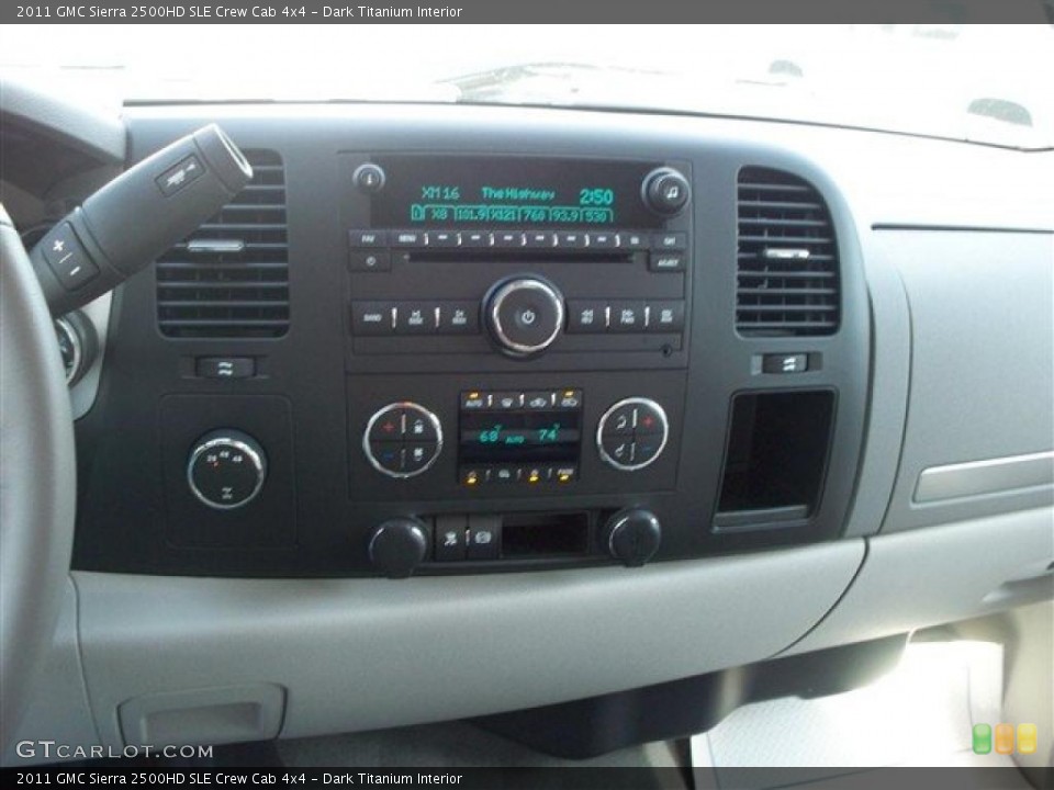 Dark Titanium Interior Controls for the 2011 GMC Sierra 2500HD SLE Crew Cab 4x4 #38012104