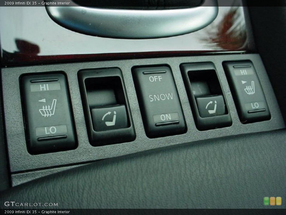 Graphite Interior Controls for the 2009 Infiniti EX 35 #38012188