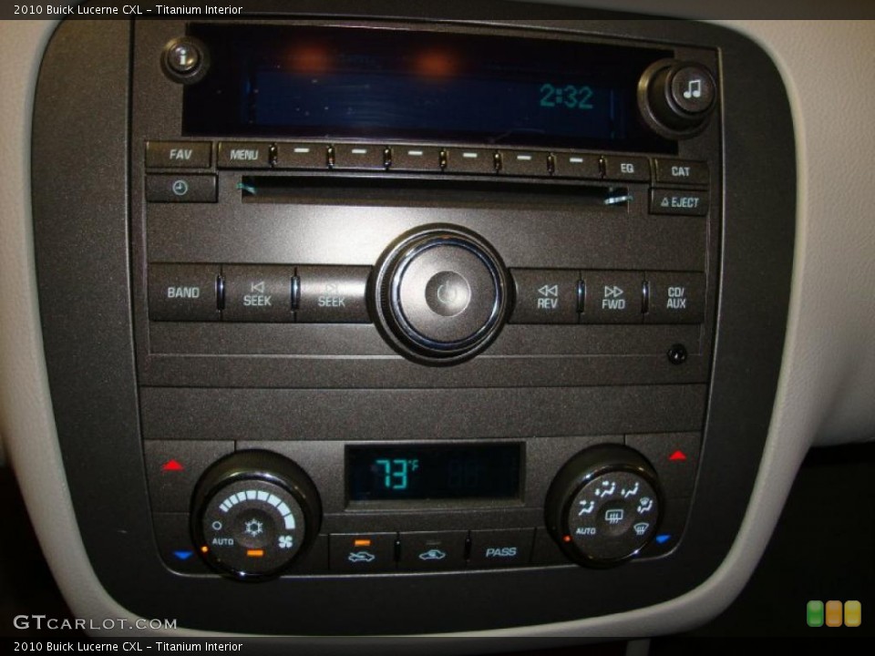 Titanium Interior Controls for the 2010 Buick Lucerne CXL #38013244