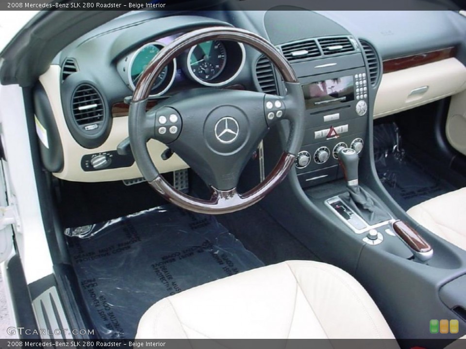 Beige Interior Photo for the 2008 Mercedes-Benz SLK 280 Roadster #38014104