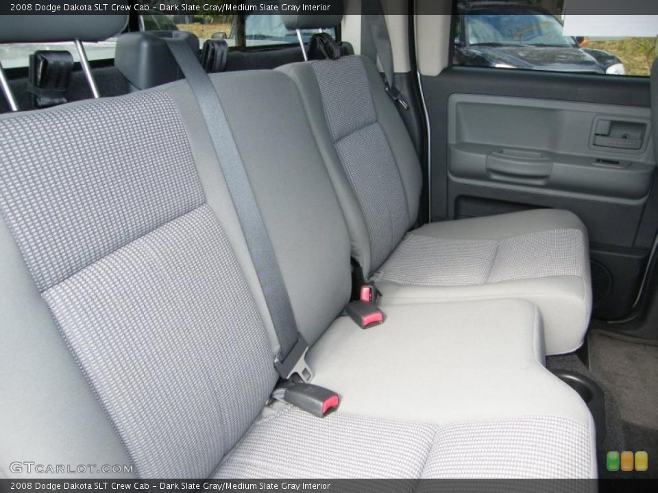 Dark Slate Gray/Medium Slate Gray Interior Photo for the 2008 Dodge Dakota SLT Crew Cab #38015656